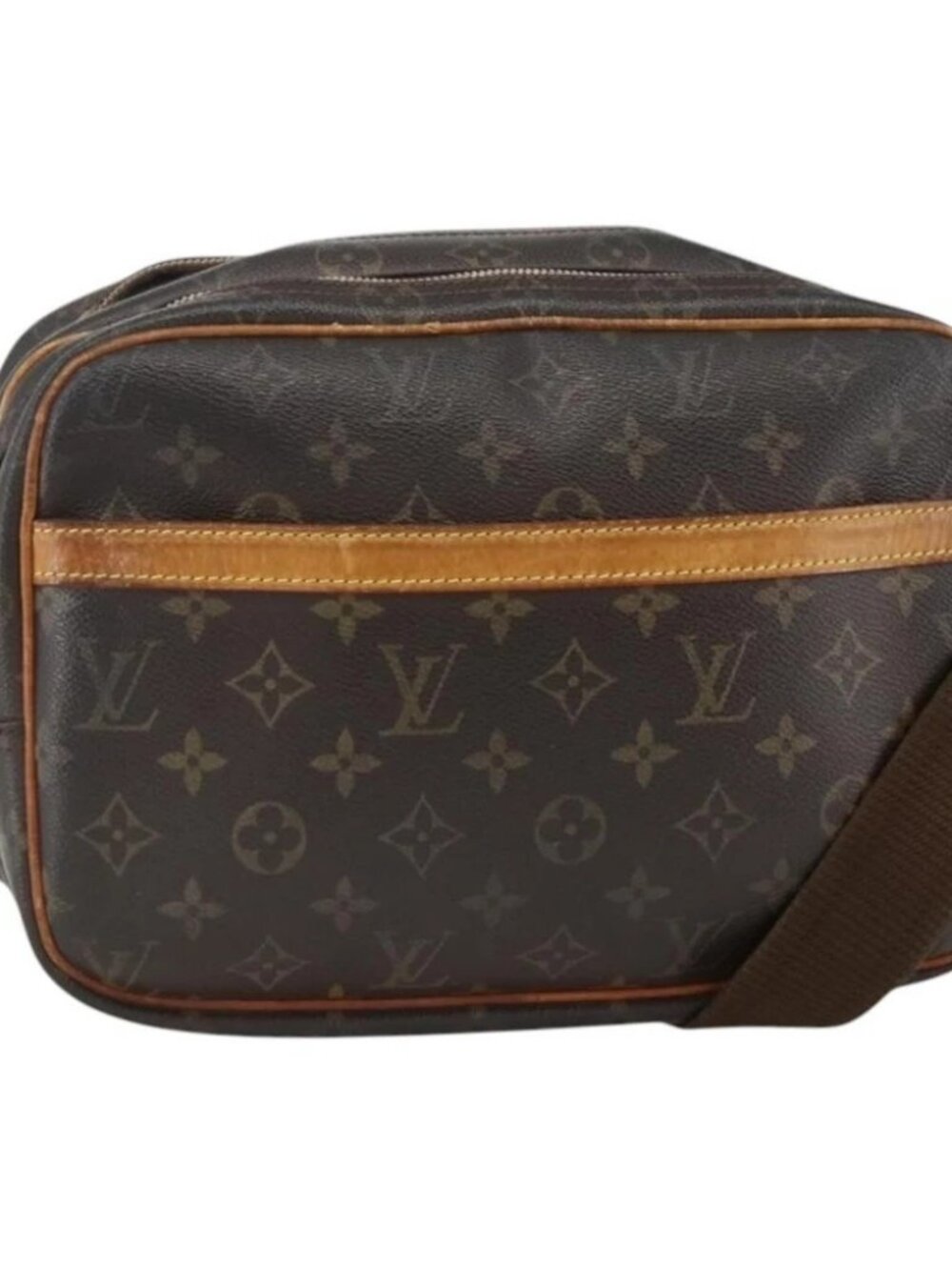 LOUIS VUITTON Monogram Reporter PM Shoulder Bag